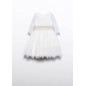 Vestido tul bordado guipur niña-Abel & Lula