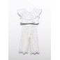 Conjunto pantalón culotte guipur niña-Abel & Lula