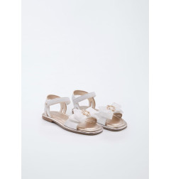 Sandalia piel lazada tul niña-Abel & Lula