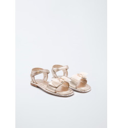 Sandalia piel lazada tul niña-Abel & Lula