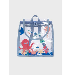 Mochila transparente bebé ayora