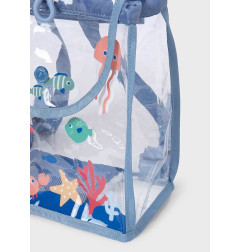 Mochila transparente bebé ayora