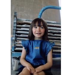 Poncho Niña Denin-Zippy