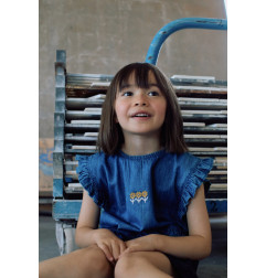 Poncho Niña Denin-Zippy