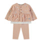 Conjunto tres piezas bambula bebé niña-Babybol