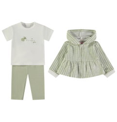 Conjunto 3 Piezas Bebé Niña-Babybol