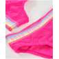 Bikini de niña de punto con relieve floral-Tuc Tuc