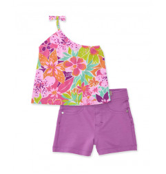 Conjunto de niña de punto con diseño asimétrico-Tuc Tuc (NATH)