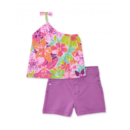 Conjunto de niña de punto con diseño asimétrico-Tuc Tuc (NATH)