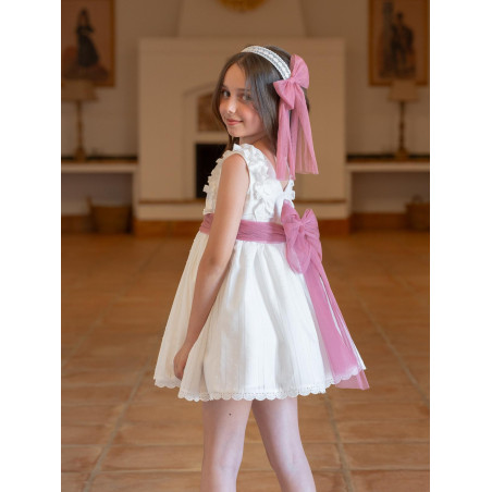 Vestido de Ceremonia y Arras niña MARÍA-EVA MARTINEZ ARTESANIA