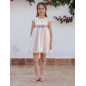 Vestido de Ceremonia y Arras niña LINA-EVA MARTINEZ ARTESANIA