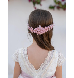Vestido de Ceremonia y Arras niña LINA-EVA MARTINEZ ARTESANIA