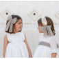 Vestido de Ceremonia y Arras niña MARTINA-EVA MARTINEZ ARTESANIA
