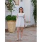 Vestido de Ceremonia y Arras niña MELISSA-EVA MARTINEZ ARTESANIA