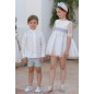 Vestido de Ceremonia y Arras niña MELISSA-EVA MARTINEZ ARTESANIA