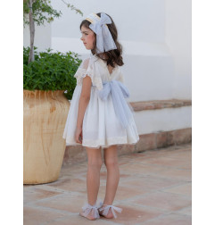 Vestido de Ceremonia y Arras niña MELISSA-EVA MARTINEZ ARTESANIA