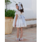 Vestido de Ceremonia y Arras niña MELISSA-EVA MARTINEZ ARTESANIA