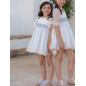 Vestido de Ceremonia y Arras niña MELISSA-EVA MARTINEZ ARTESANIA
