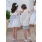 Vestido de Ceremonia y Arras niña MELISSA-EVA MARTINEZ ARTESANIA