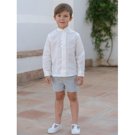 Conjunto niño ceremonia y arras MELISSA-EVA MARTINEZ ARTESANIA