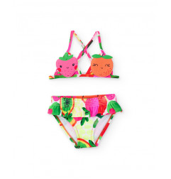 Bikini de niña de punto con frutas acolchadas-Tuc Tuc