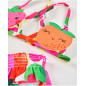 Bikini de niña de punto con frutas acolchadas-Tuc Tuc