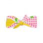 Diadema de niña de punto y estampado vichy-Tuc Tuc
