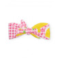 Diadema de niña de punto y estampado vichy-Tuc Tuc