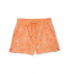 Conjunto de niña de punto con estampado tropical-Tuc Tuc