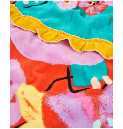 Toalla poncho de niña de punto con capucha-Tuc Tuc