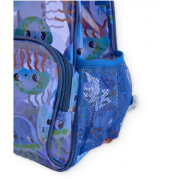 Mochila de niño de plana y cierre con cremallera-Tuc Tuc