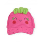 Gorra de niña de plana con hojitas en relieve-Tuc Tuc