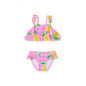 Bikini de niña de punto en fondo vichy-Tuc Tuc