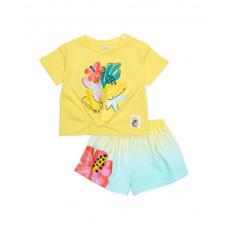Conjunto de niña de punto y nudo decorativo-Tuc Tuc