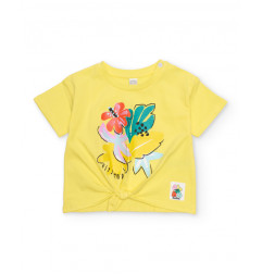 Conjunto de niña de punto y nudo decorativo-Tuc Tuc
