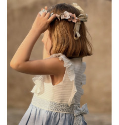 Vestido Ceremonia Azul-Cosiendo Sueños