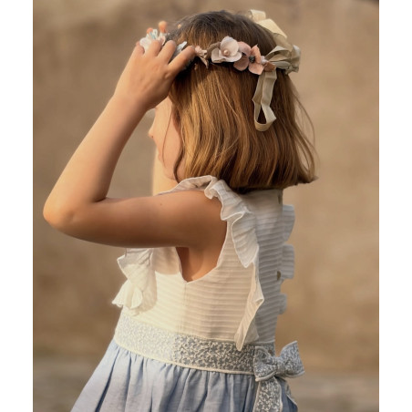 Vestido Ceremonia Azul-Cosiendo Sueños