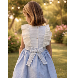 Vestido Ceremonia Azul-Cosiendo Sueños