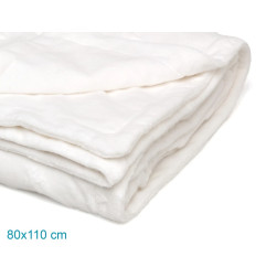Mantita para bebés blanca con estrellas en relieve-Kiokids