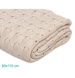 Manta beige de bambú-Kiokids
