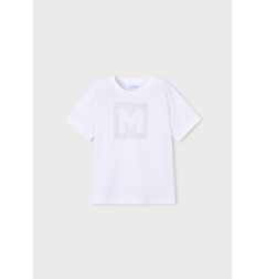 Camiseta básica letra niño-Mayoral
