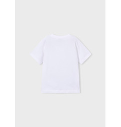 Camiseta básica letra niño-Mayoral