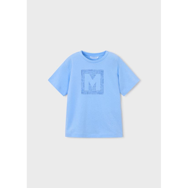 Camiseta básica letra niño-Mayoral