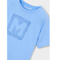 Camiseta básica letra niño-Mayoral