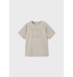 Camiseta básica letra niño-Mayoral