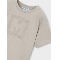 Camiseta básica letra niño-Mayoral