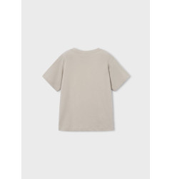 Camiseta básica letra niño-Mayoral