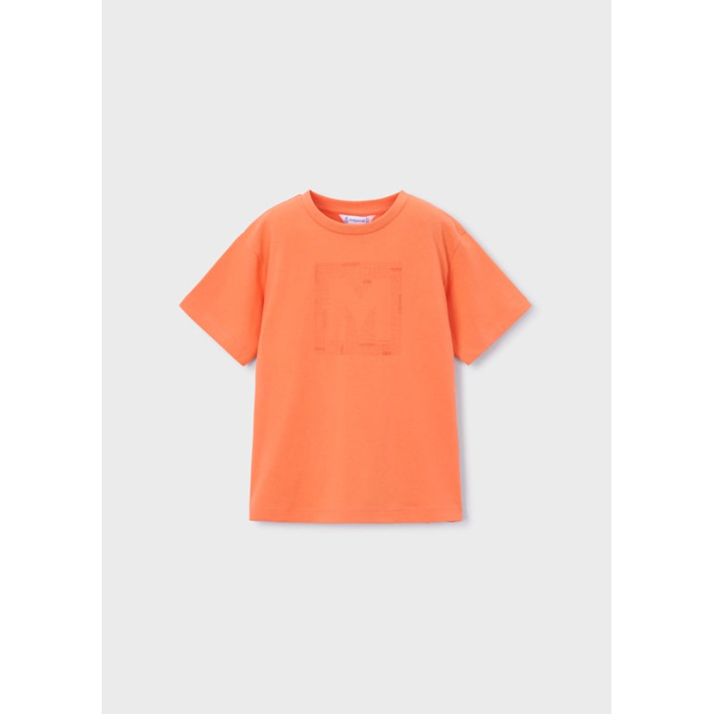 Camiseta básica letra niño-Mayoral