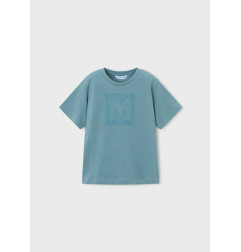 Camiseta básica letra niño-Mayoral