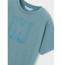Camiseta básica letra niño-Mayoral